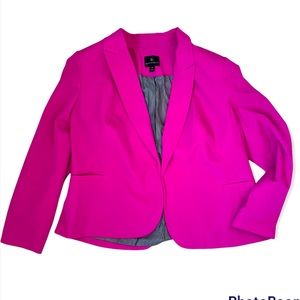Women's Plus Size Hot Pink Blazer